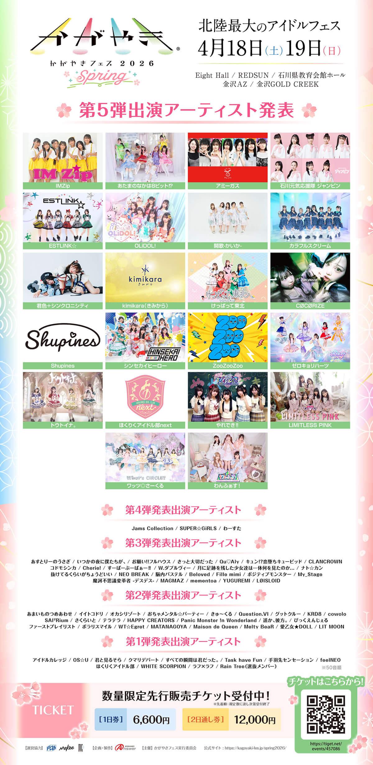 第5弾出演アーティスト